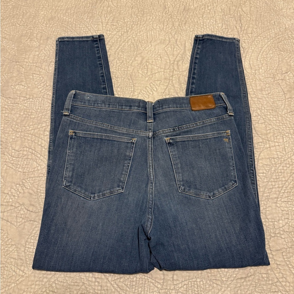 Madewell High-Rise Roadtripper Jeggings in Ellerby Wash Zip Pocket Size 29 Tall - Picture 10 of 12